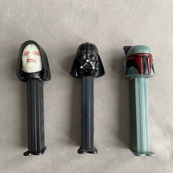 PEZ Candy Dispenser Bundle 4 Emperor, Darth Vader, Bobafett Star Wars - Picture 1 of 3